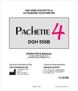 Pachette 4 Operators Manual